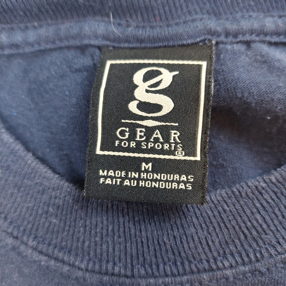 Gear For Sports USN75 Navy T Shirt Mens Medium Blue Short Sleeve Graphic Eagle - Picture 4 of 6